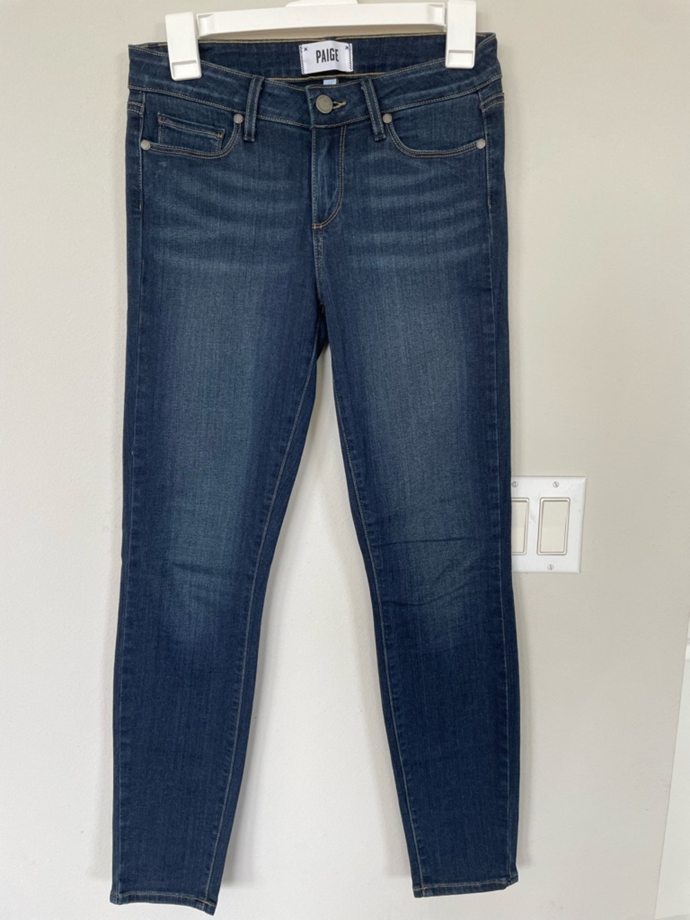 Paige Jeans Women Blue Skyline Verdugo  Ankle Denim very good made in USA Size27